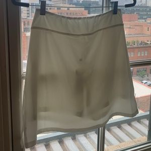 White Tennis Skirt with Shorts